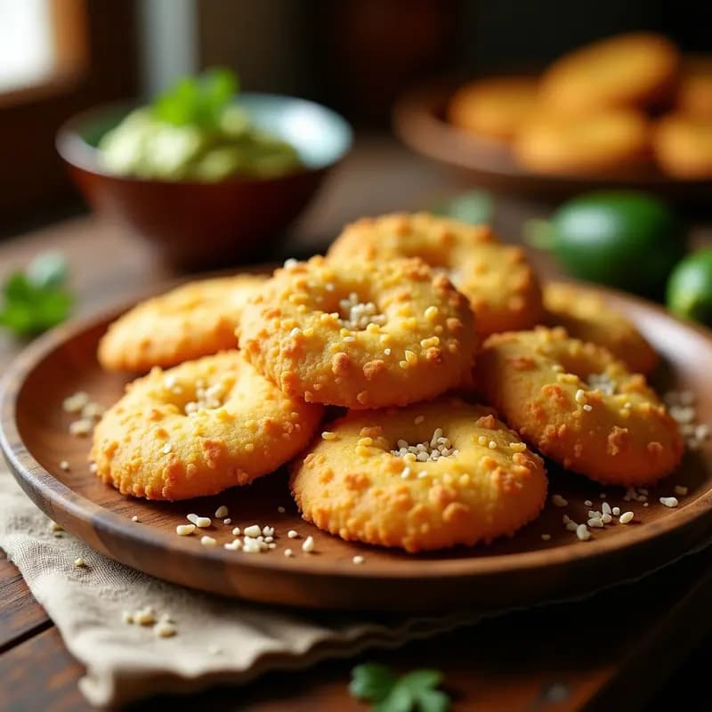 Galletas de Proteína con Sabor a Tacos dorados: Snack Mexicano Alto en Proteína y Sin Harina