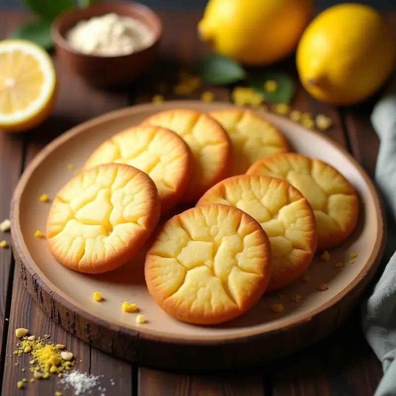 Galletas de Queso de Almendras y Ralladura de Limón: Snack Keto en 3 Ingredientes