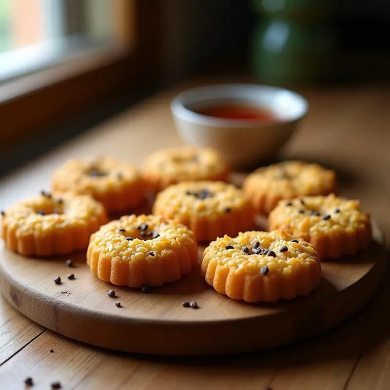 Galletas de Quinoa Puff y Semillas de Chía con Sirope de Yacón: Snack Peruano Sin Azúcar y Crudivegano
