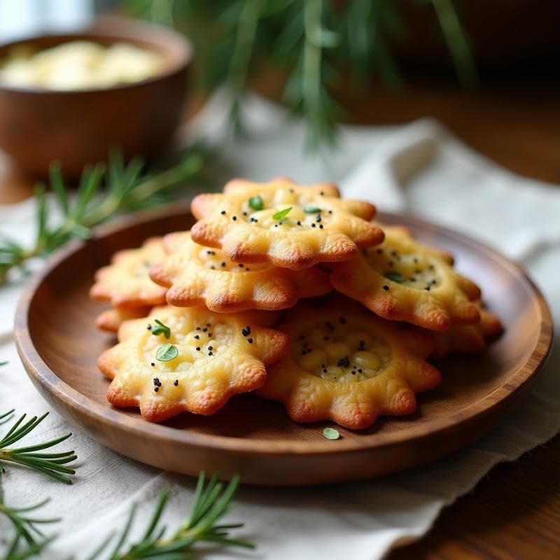 Galletas Saladas de Semillas de Chía y Romero: Receta Keto y Crujiente en Airfryer