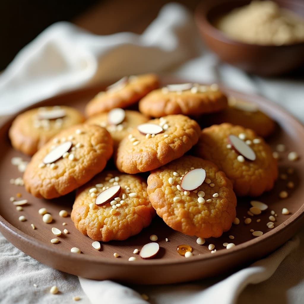 Galletas de Harina de Sorgo y Miel de Agave: Snack Africano Sin Lactosa