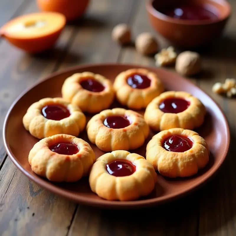 Galletas de Harina de Tentempié y Mermelada de Tamarillo: Postre Mexicano Sin Azúcar en Airfryer