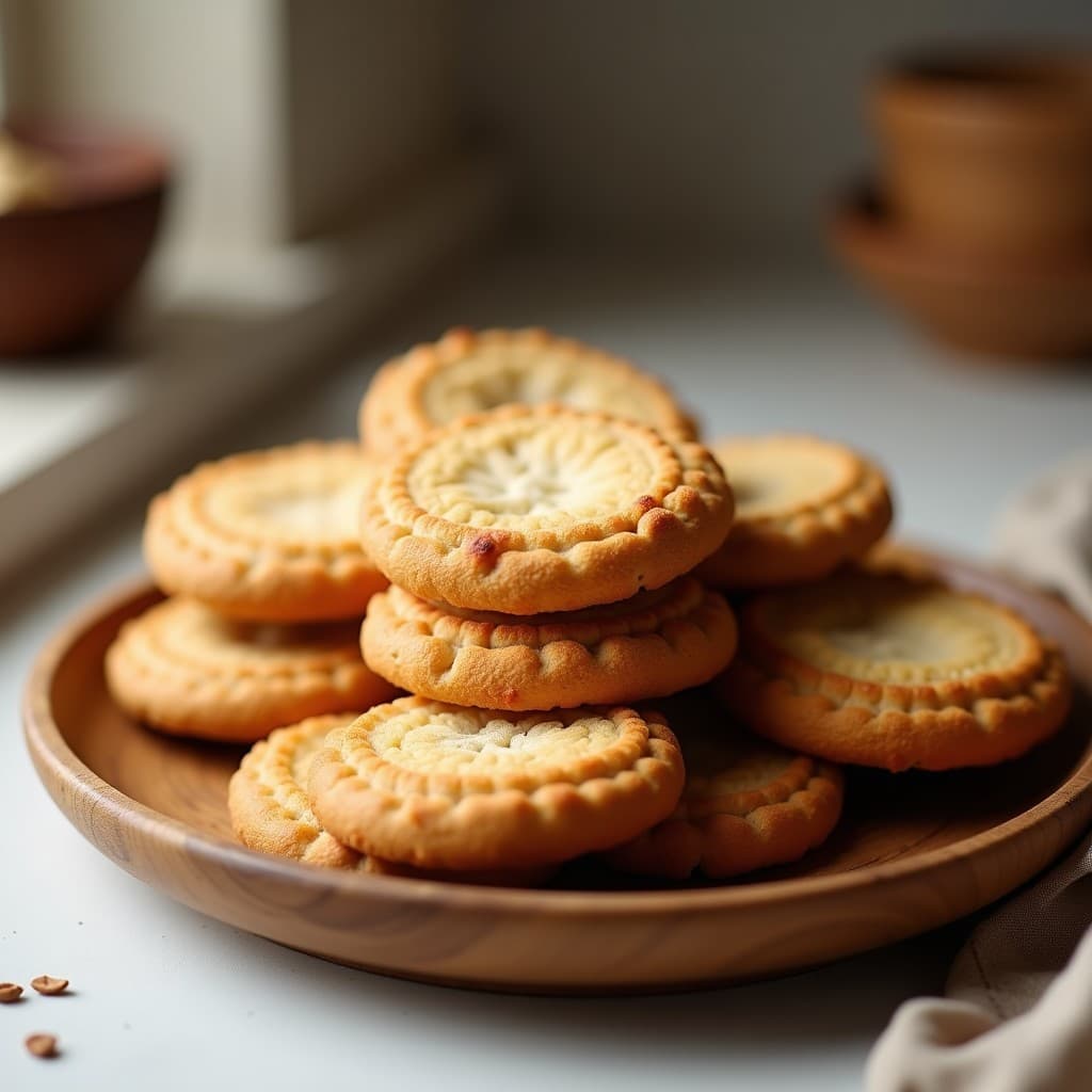 Galletas de Harina de Trigo Sarraceno y Semillas de Amapola: Snack Polaco Sin Gluten y Crujiente