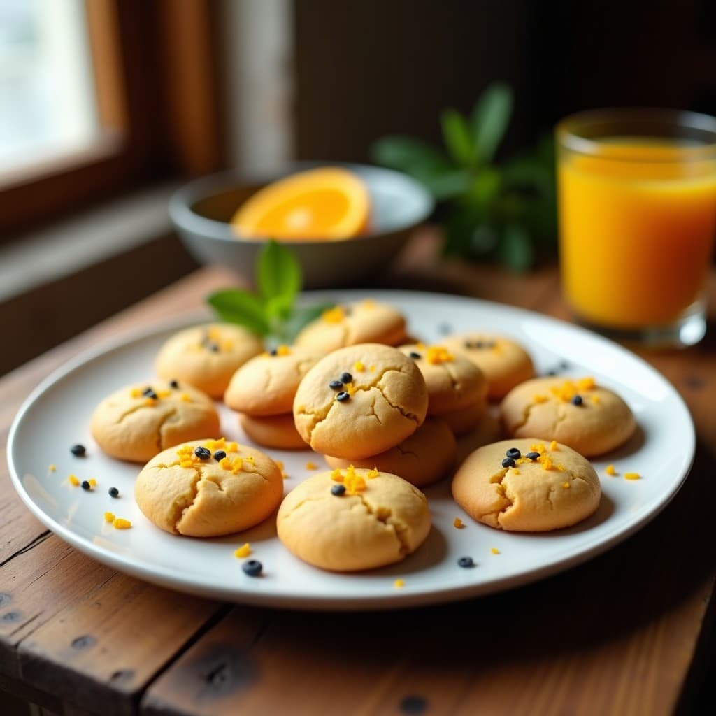 Galletas de Zumo de Naranja y Semillas de Amapola: Postre Húngaro Sin Gluten en Thermomix