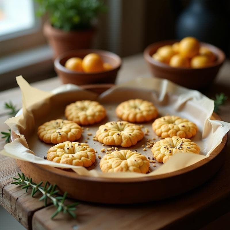 Galletes de Garbanzo con Hierbas Provenzales y Aceite de Oliva: Snack Francés Sin Gluten
