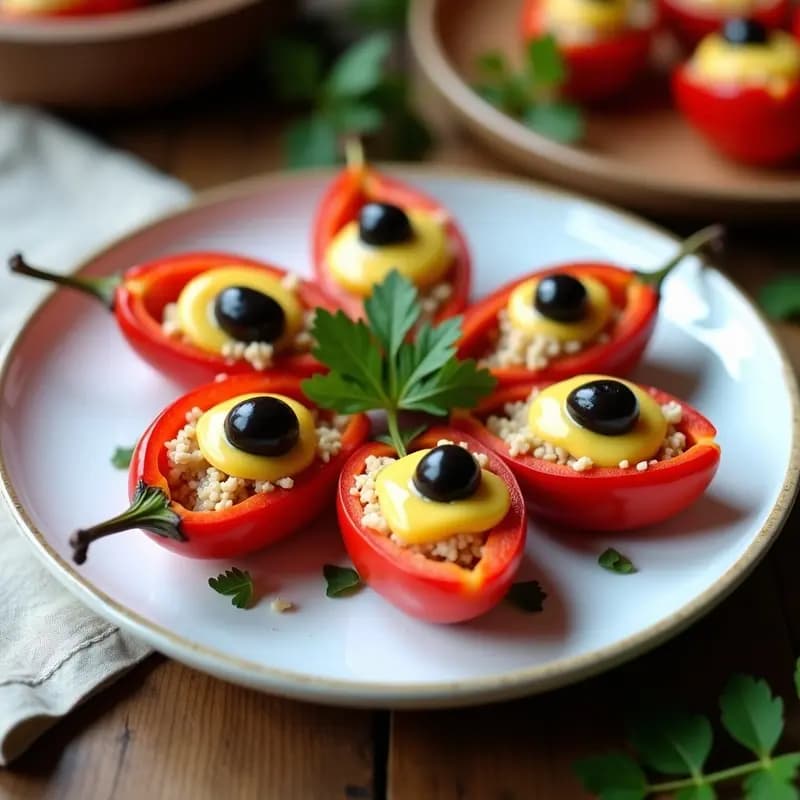 Gallitos de Pimientos del Piquillo Rellenos de Atún: Receta Tradicional con Toque Gourmet en 30 Minutos