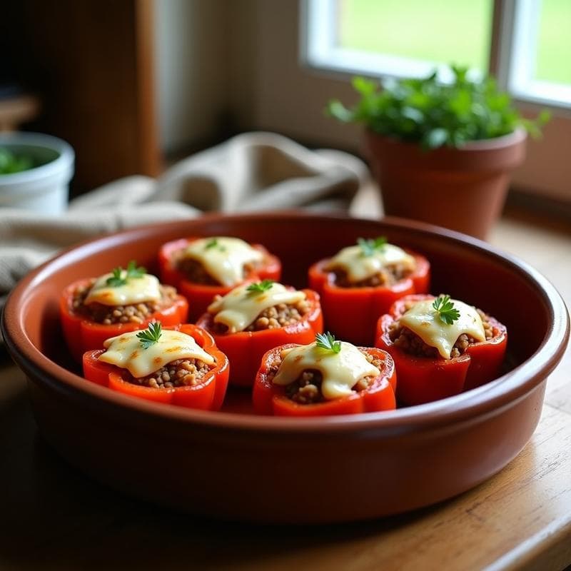Gallitos de Pimientos Rellenos en Thermomix: Receta Rápida y Sin Complicaciones