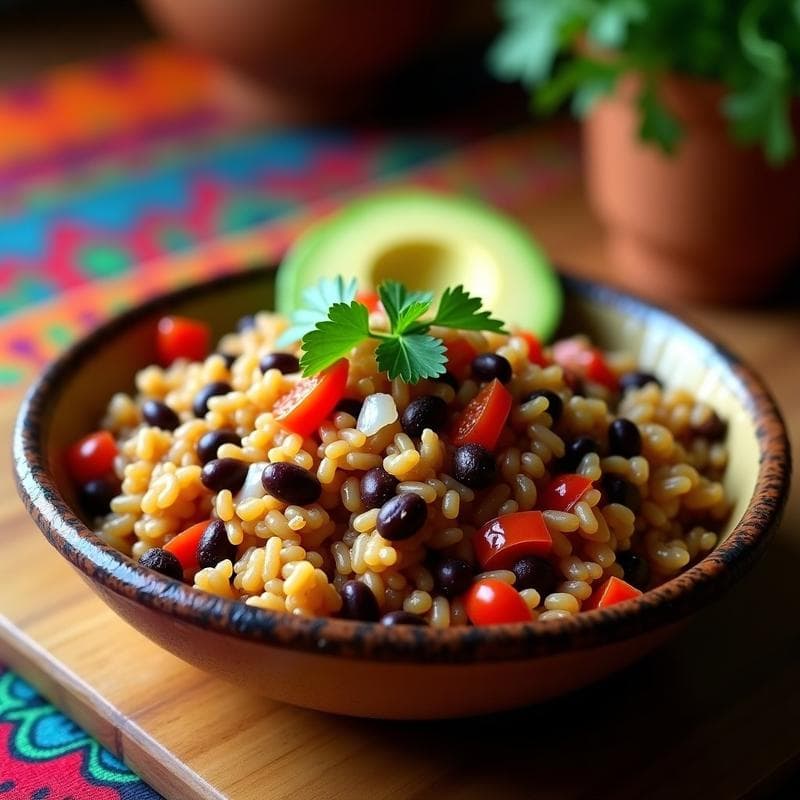 Gallo Pinto Vegano en Airfryer: Receta Rápida y Alta en Proteína