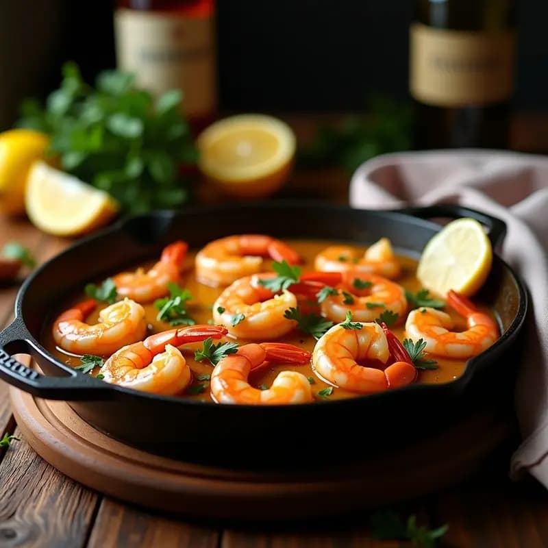 Gambas al Mojo de Ajo con Pimentón: Receta Española Rápida y con Mucho Sabor