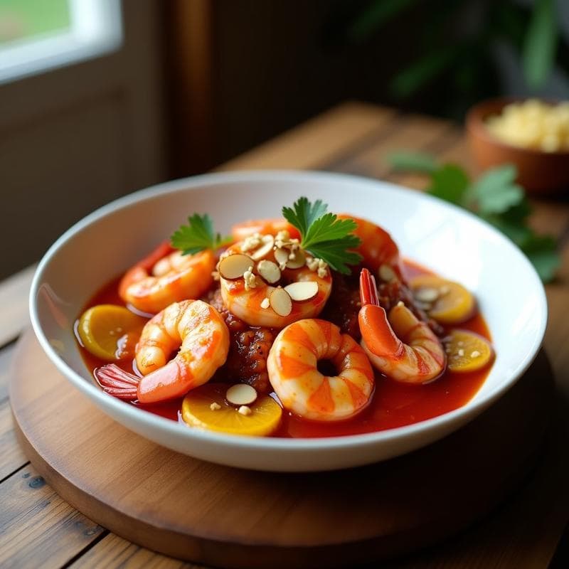 Gambas al Mojo de Jojo con Plátano Maduro: Receta Canaria en 25 Minutos con Toque Dulce y Picante