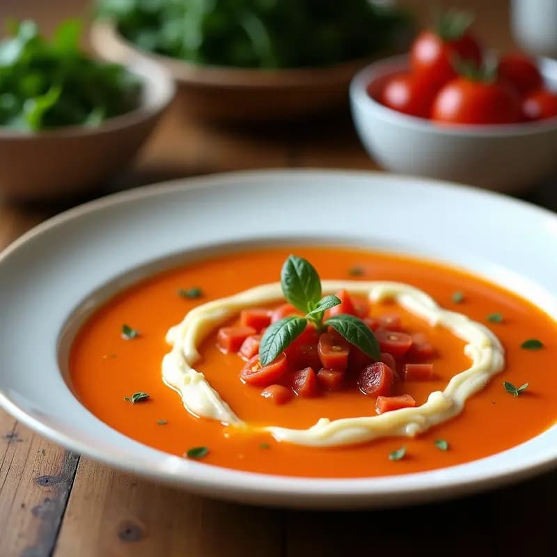 Gaspacho Andaluz en Thermomix Sin Pan: Receta Refrescante y Sin Gluten en 10 Minutos