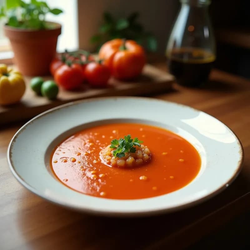 Gaspacho Andaluz Tradicional: Receta Auténtica Sin Cocinar en 15 Minutos