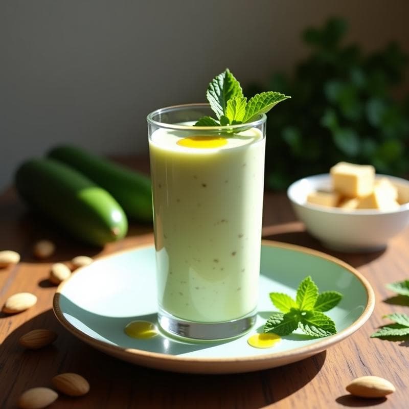 Gazpacho de Almendras y Tofu Fresco: Receta Andaluza Vegana en 10 Minutos