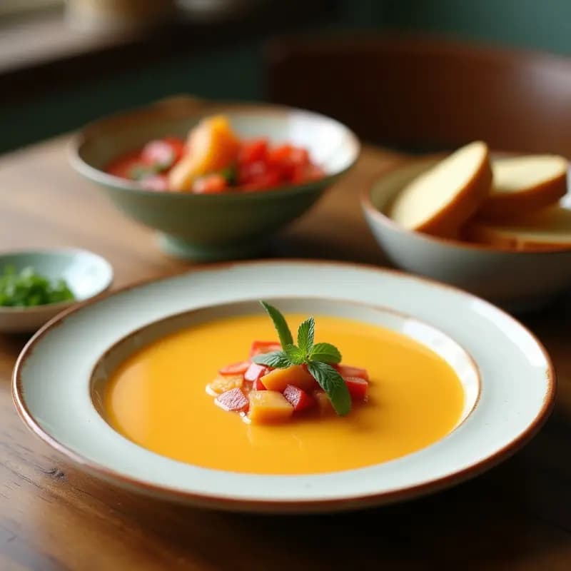 Gazpacho de Coco y Leche Condensada: Postre Frío Tropical Sin Horno