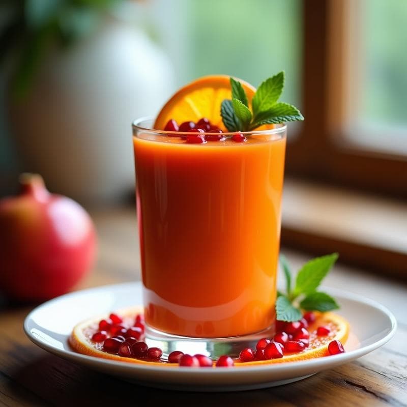 Gazpacho de Naranja Amarga y Granada: Receta Refrescante y Antioxidante en 10 Minutos