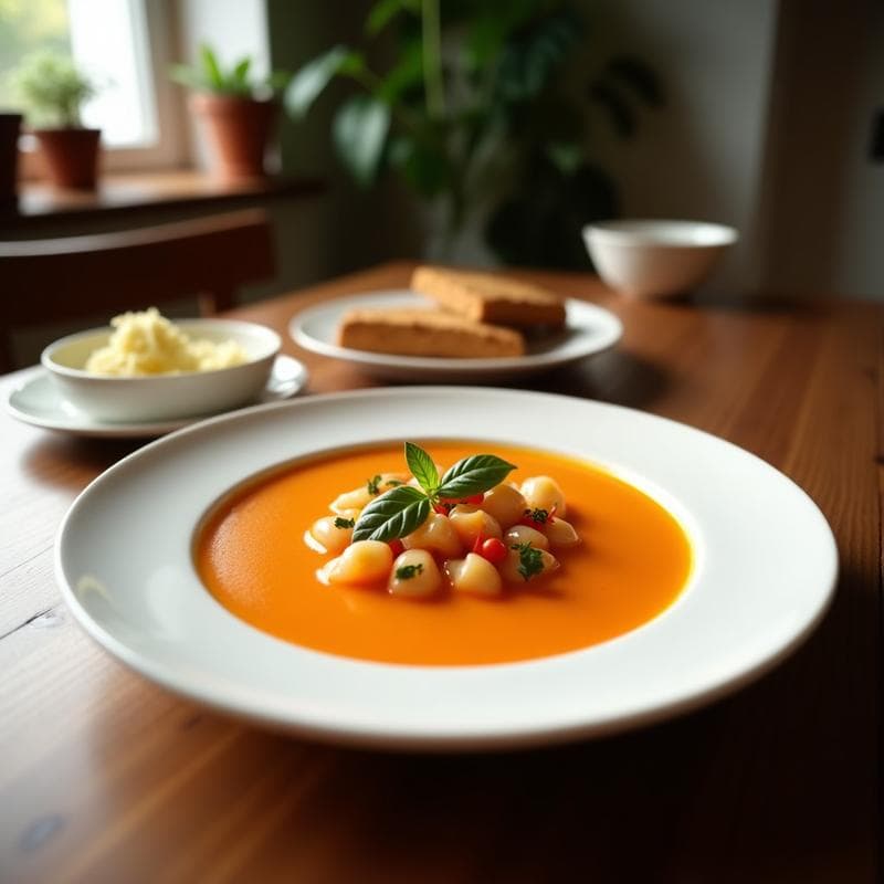 Gazpacho de Naranja Sangre y Cúrcuma: Receta Fresca Antiinflamatoria en 10 Minutos