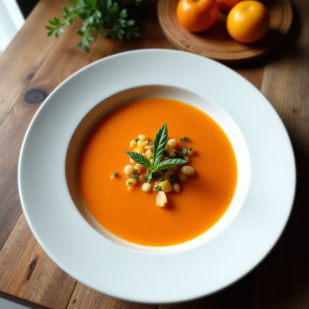 Gazpacho de Naranja Sanguina y Jengibre: Receta Fresca y Revitalizante en 10 Minutos