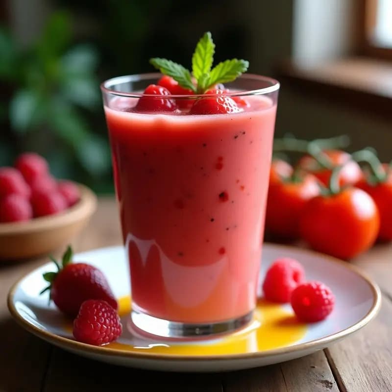 Gazpacho Granadino con Frutos Rojos: Receta Tradicional Andaluza y Refrescante
