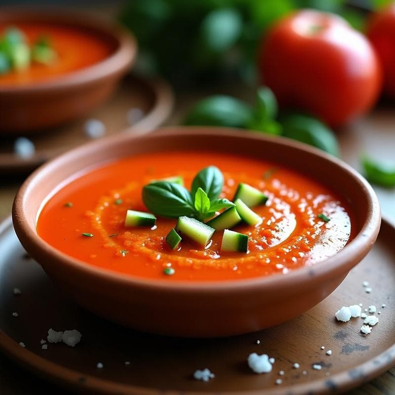 Gazpacho de Pimentón Ahumado: Receta Andaluza Auténtica con Toque Gourmet