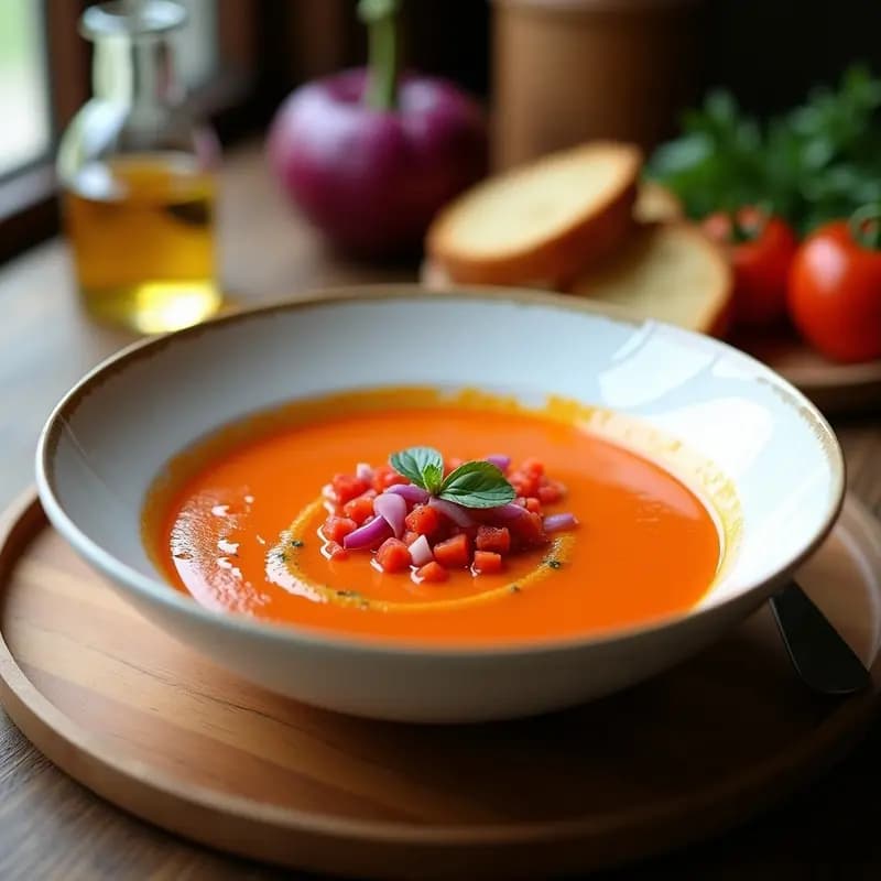 Gazpacho de Pisto Navarro: Receta en Olla Lenta con Verduras de Temporada