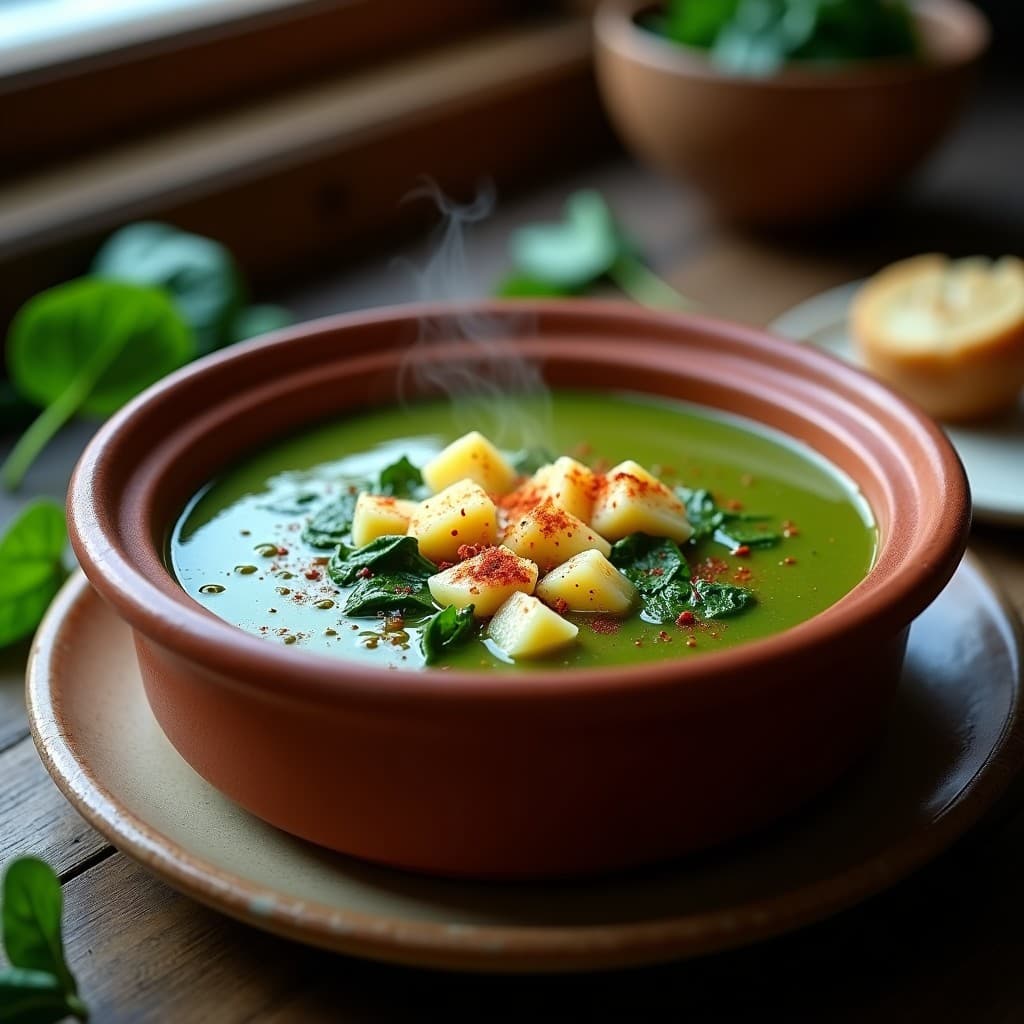 Gazpacho Vasco de Espinacas y Bacalao: Receta Tradicional con Toque Moderno en 30 Minutos