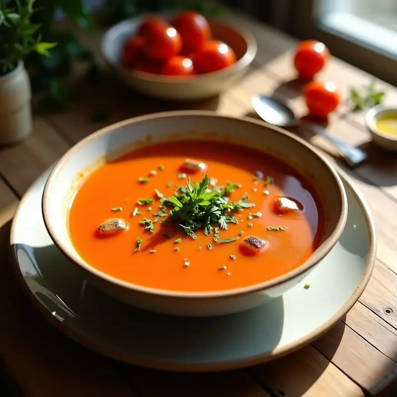 Gazpacho Andaluz de Pescado: Receta de Salmorejo Frío con Toque Costero en 15 Minutos