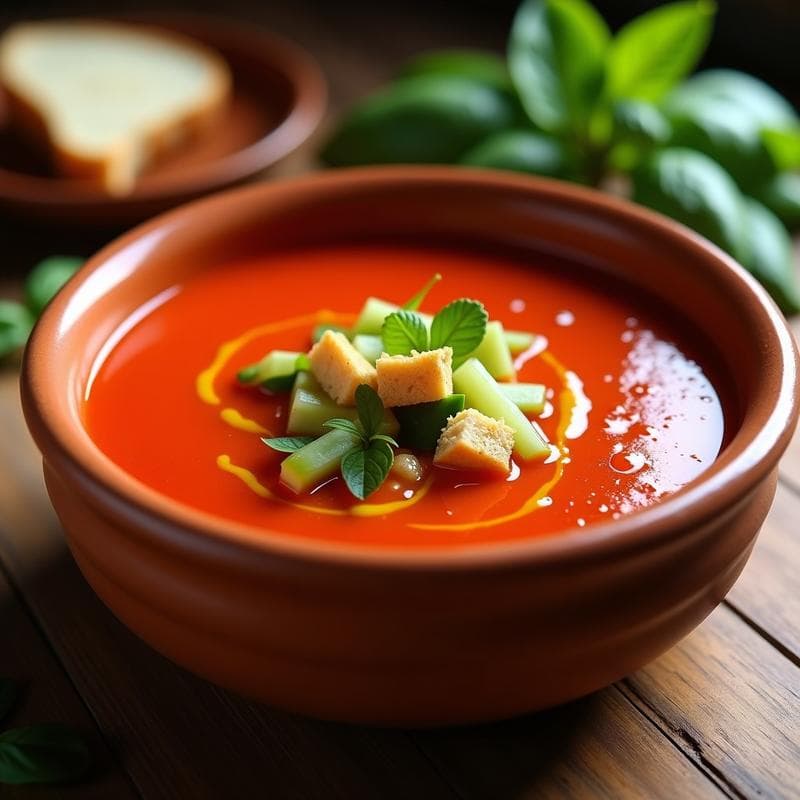 Gazpacho Andaluz: Receta Tradicional con Truco de Abuela para Más Frescura