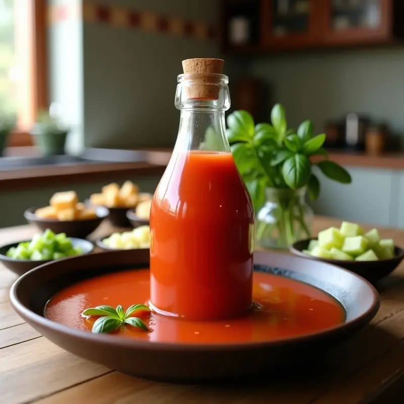 Gazpacho Andaluz: Receta Tradicional Embotellado en Casa para Conservar