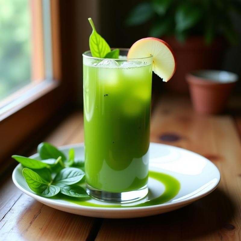 Gazpacho Andaluz de Espinaca y Manzana: Receta Fresca y Detox en 10 Minutos
