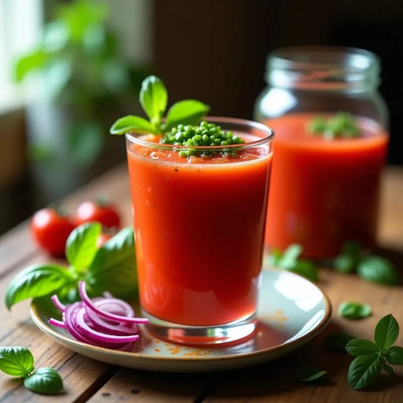 Gazpacho Andaluz Fermentado: Receta Probiótica y Digestiva en 24 Horas