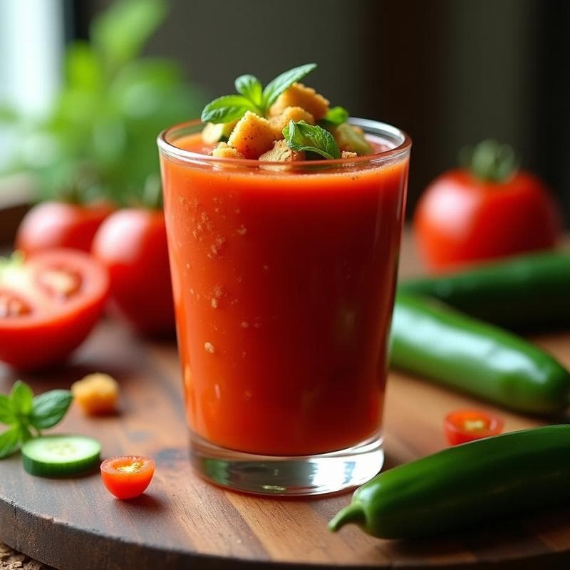 Gazpacho Andaluz Fermentado: Receta con Probióticos Naturales y Sabor Profundo