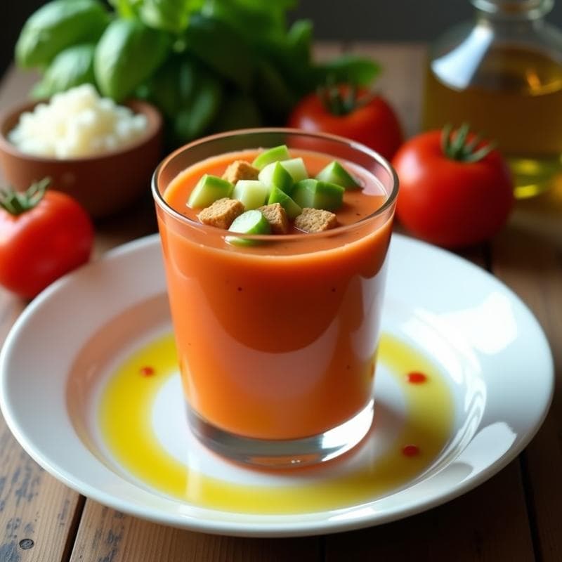 Gazpacho Andaluz Helado: Receta Sin Horno para el Verano