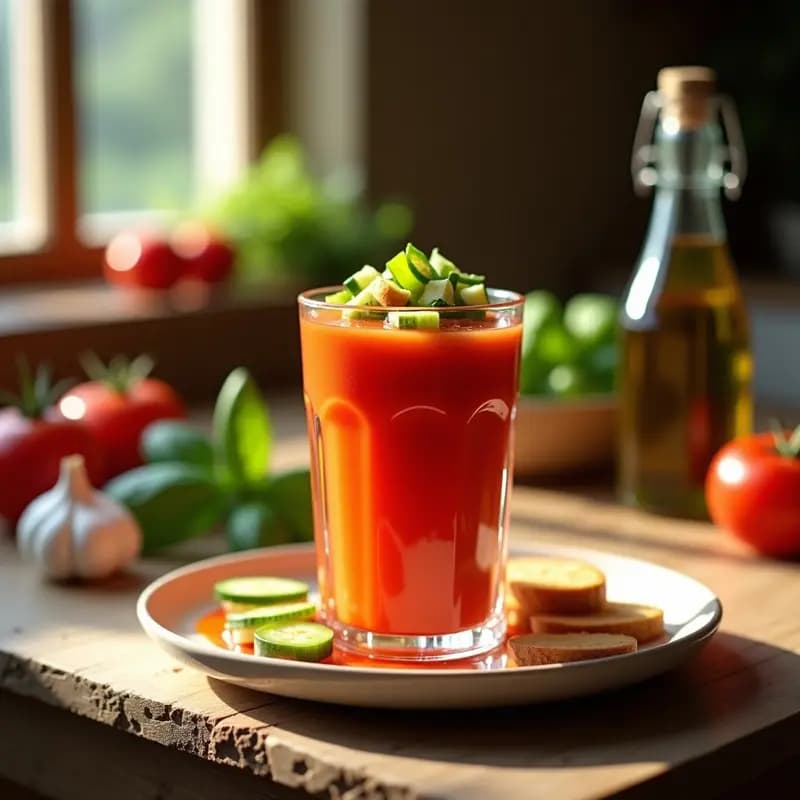 Gazpacho Andaluz Helado: Receta Tradicional del Termidor que Refresca al Instante