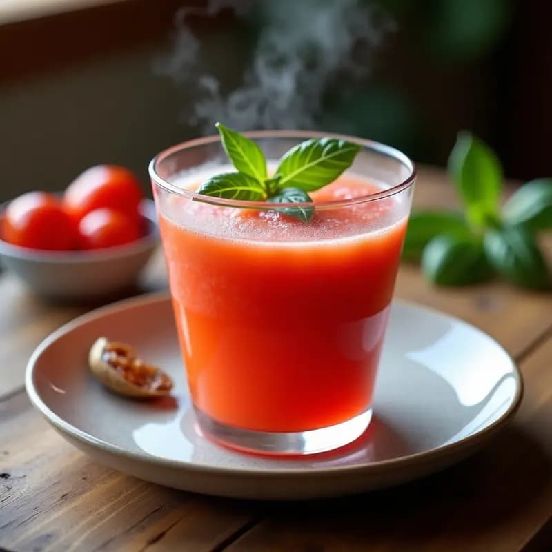 Gazpacho Andaluz Helado con Nitrógeno: Receta Ultra Fría en 10 Minutos
