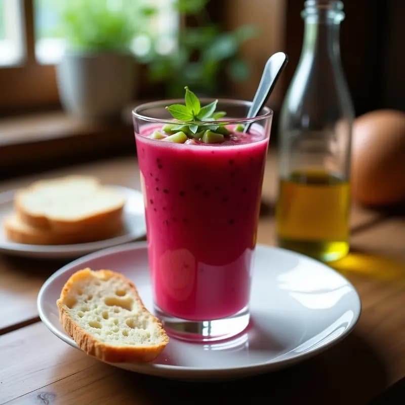 Gazpacho Andaluz de Remolacha en Conserva: Receta Fría, Rápida y Sin Desperdicio