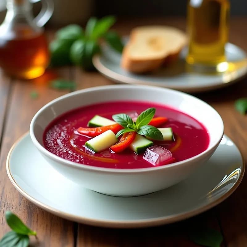 Gazpacho Andaluz de Remolacha: Receta en Thermomix Sin Gluten y Alta en Antioxidantes