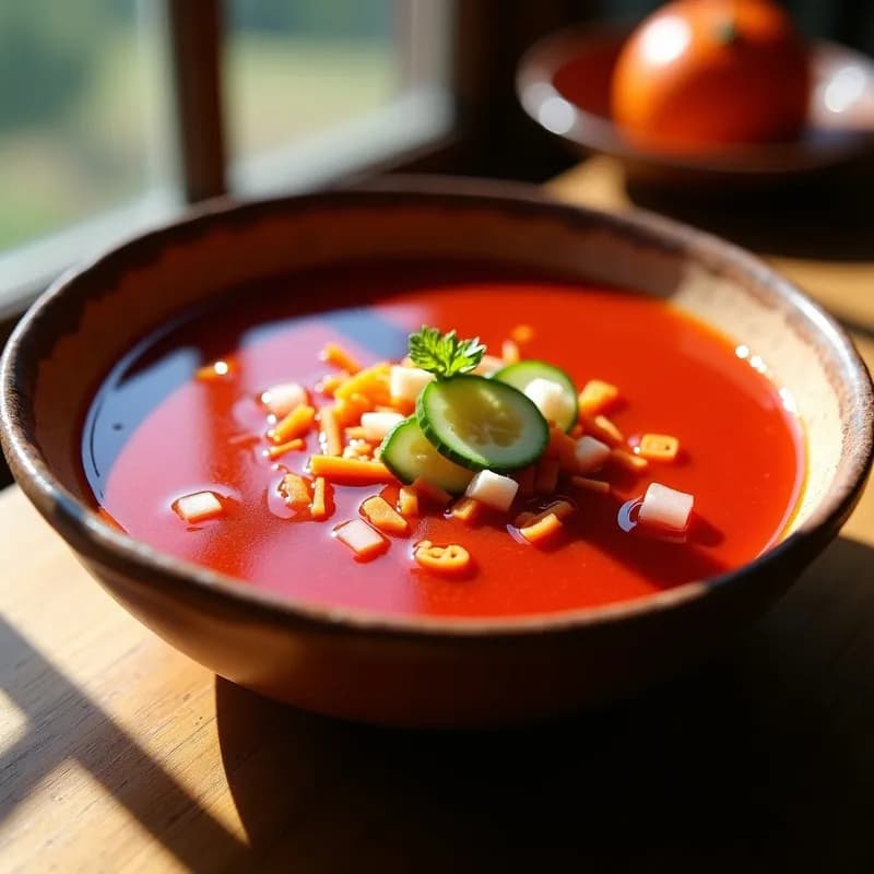 Gazpacho de Remolacha y Zanahoria: Receta Andaluza Fría con Toque Dulce en 15 Minutos