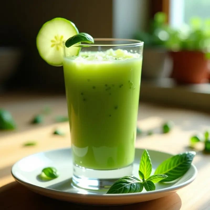 Gazpacho Verde sin Tomate: Receta Refrescante de Pepino y Albahaca en 10 Minutos
