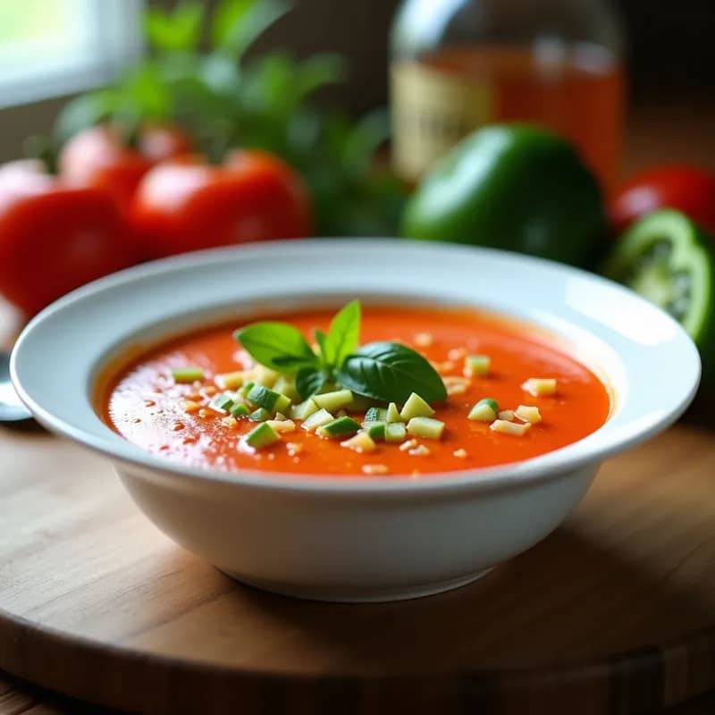 Gazpacho Andaluz en Thermomix: Receta Sin Pan y Ultracremoso