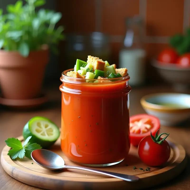 Gazpacho Andaluz Tradicional: Receta en Conserva para Todo el Año