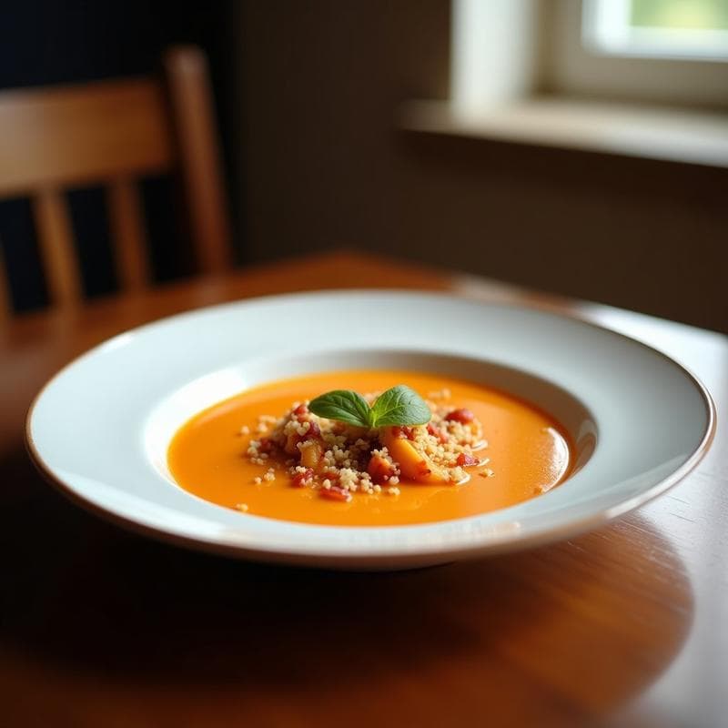 Gazpacho Andaluz Trufado: Receta en Thermomix con Aroma Intenso y Textura Sedosa
