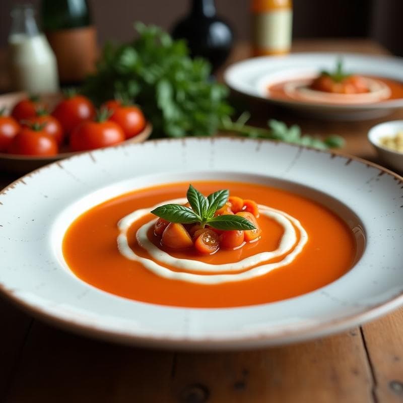 Gazpacho Andaluz con Zanahoria y Jengibre: Receta Fresca y Digestiva en 10 Minutos