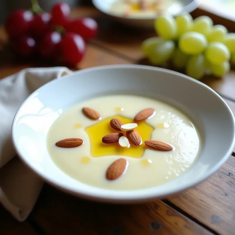 Gazpacho Blanco Malagueño con Almendras: Receta Tradicional Fría y Cremosa