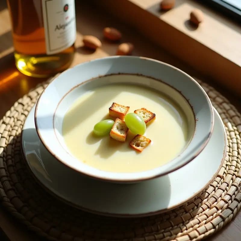 Gazpacho Blanco con Vino Moscatel: Receta Tradicional de Córdoba con Toque Dulce