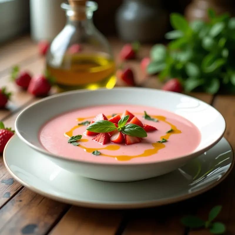 Gazpacho de Fresas y Albahaca: Receta Innovadora para el Verano