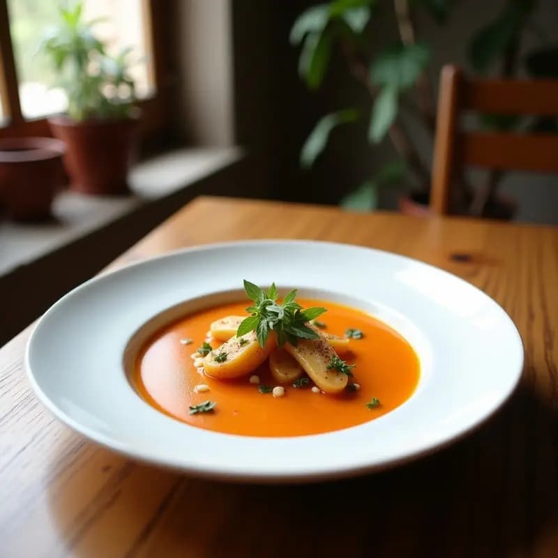 Gazpacho Manchego Caliente con Tortilla y Verduras: Receta de Invierno Contundente
