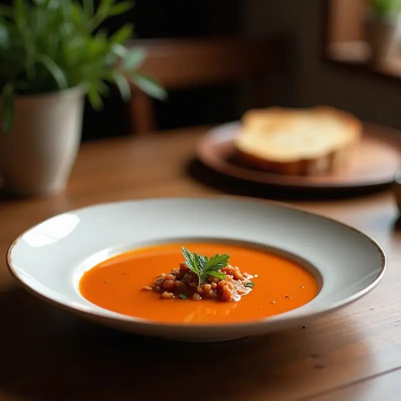 Gazpacho manchego con carne de caza: Sopas frías de la tierra con toques rústicos