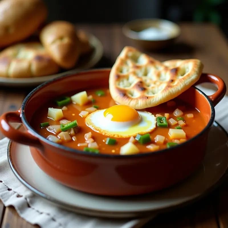 Gazpacho Manchego con Conejo y Tortas de Gazpacho: Receta Tradicional en Cazuela