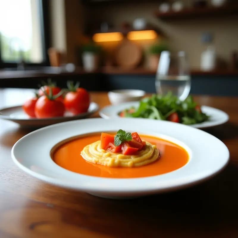 Gazpacho Manchego con Setas y Huevo Frito: Guiso Caliente para el Invierno
