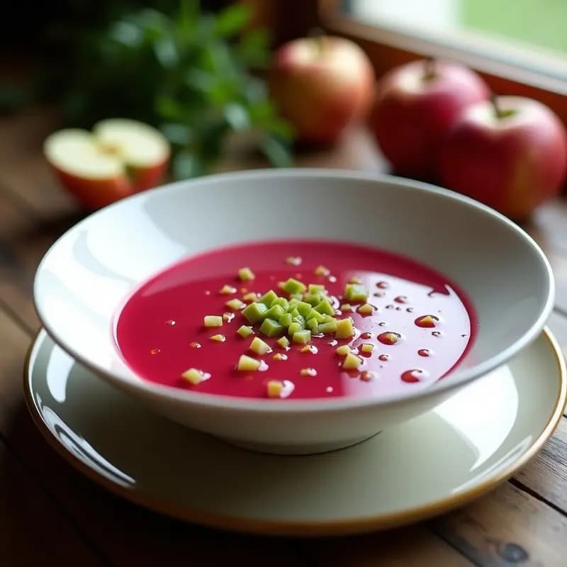  Gazpacho de Remolacha y Manzana: Versión Innovadora de la Sopa Fría Andaluza